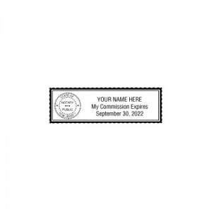 New Jersey Notary Stamp Imprint